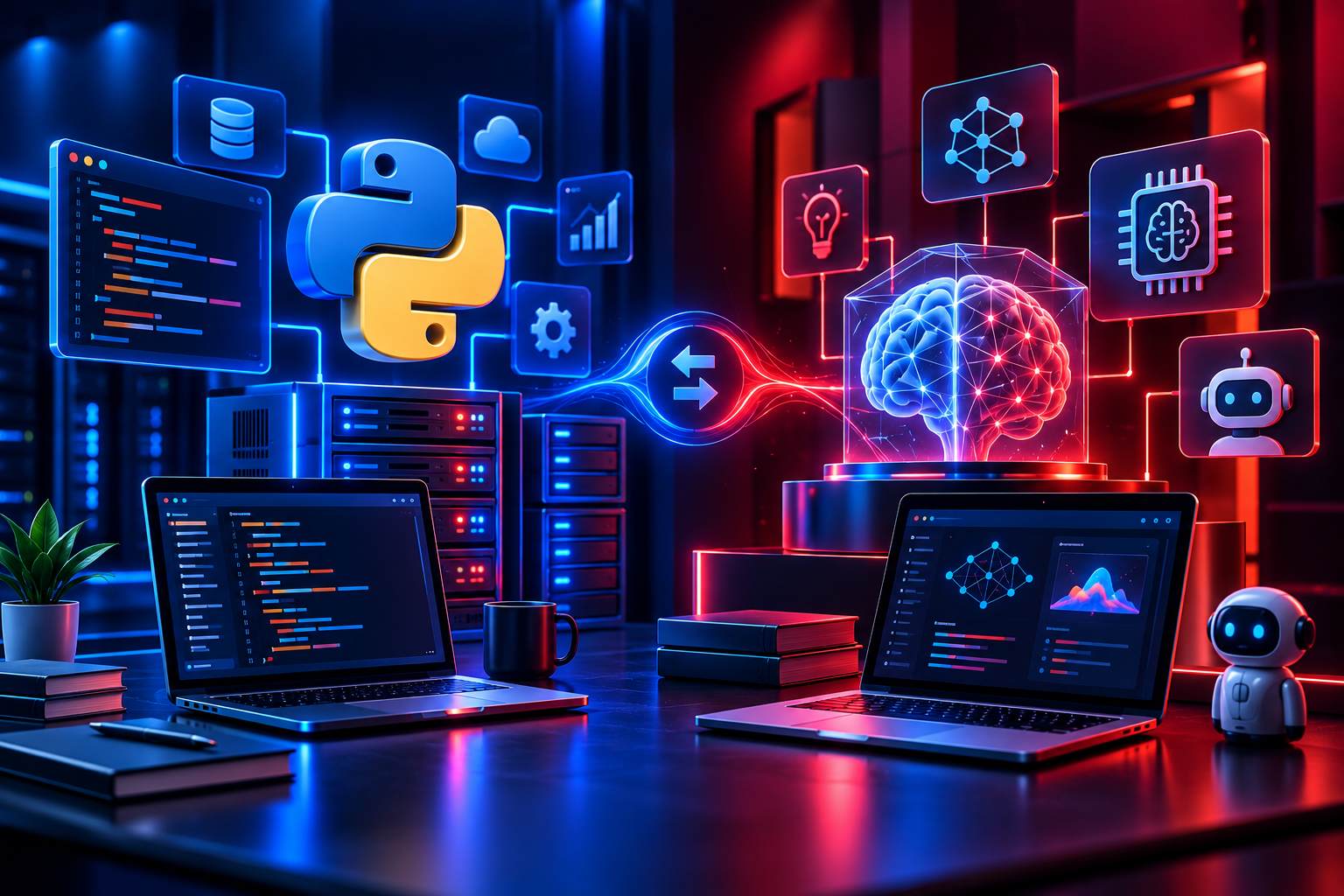 Python and artificial intelligence development
