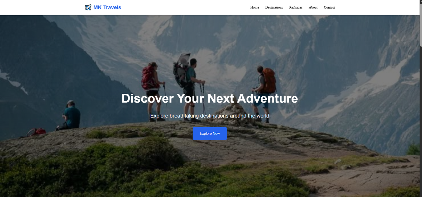 Travel student project