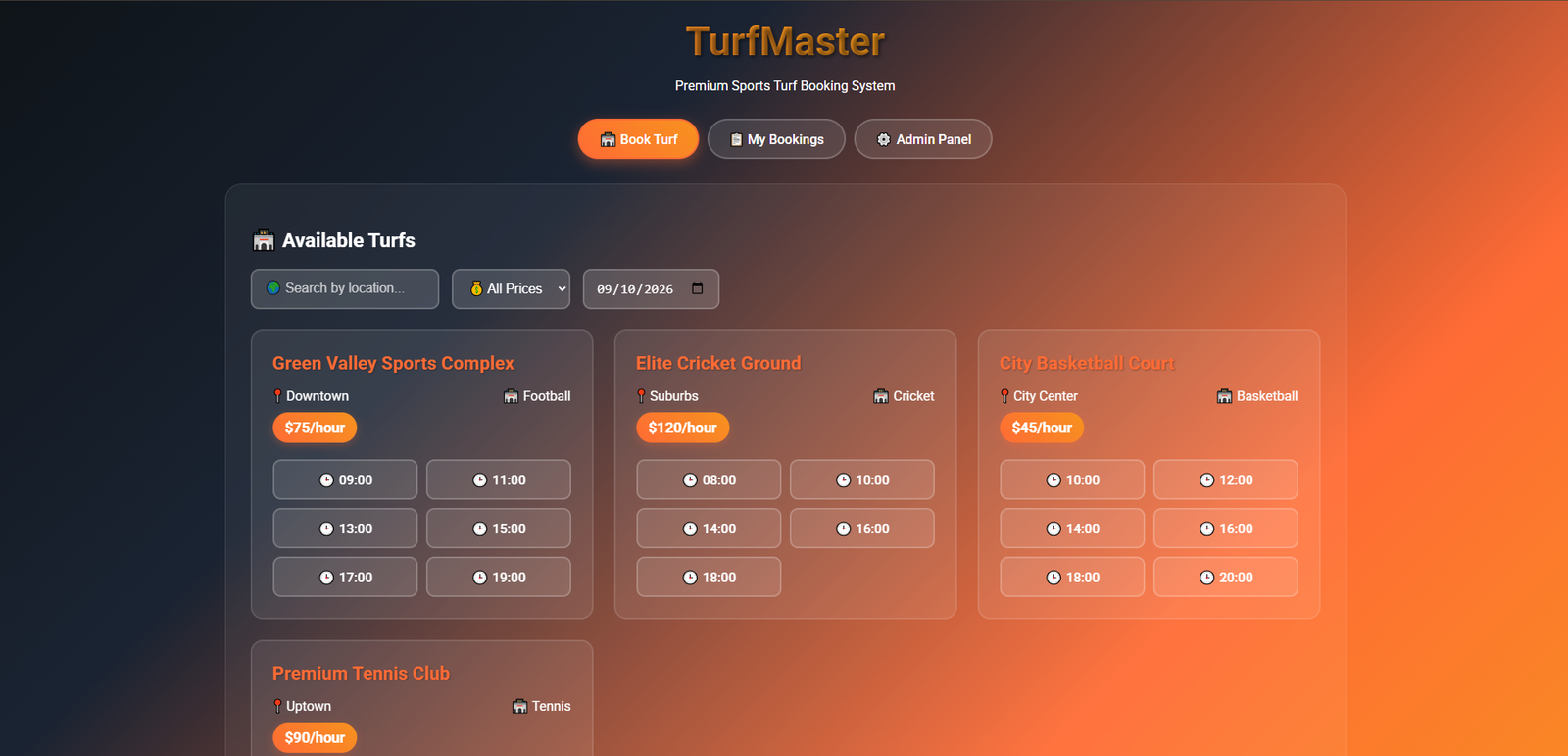 Turf student project